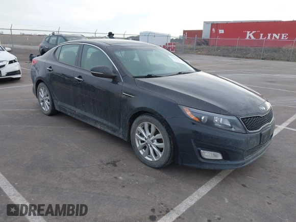 2015 Kia Optima EX with VIN 5XXGN4A78FG363351, listed as a IAAI auction lot 41829791 with 126,501 mi miles. Bid and sale history available at carsss.com. Image 1.