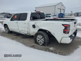 2024 Nissan Frontier SV z VIN 1N6ED1FK3RN618063, wystawiony jako Copart lot #45242025 z przebiegiem 24 979 mil mil oraz Szkoda całkowita • Salvage title. Historia ofert i sprzedaży dostępna na DreamBid. Obrazek 2.