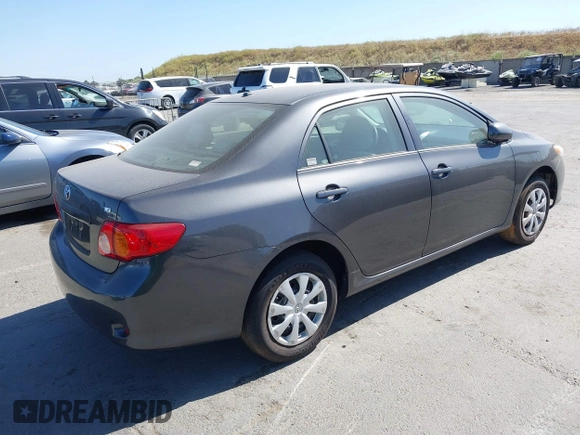 2009 Toyota Corolla with VIN 1NXBU40E99Z108425, listed as a IAAI auction lot 39553892 with 208,165 mi miles and . Bid and sale history available at DreamBid. Image 4.