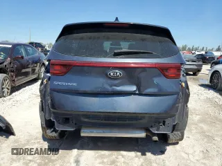 2020 Kia Sportage LX with VIN KNDPM3AC0L7725798, listed as a Copart auction lot 47143165 with 52,190 mi miles and Salvage Title. Bid and sale history available at carsss.com. Image 6.