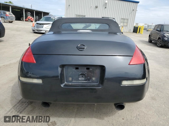 2006 Nissan 350Z Touring with VIN JN1AZ36A96M457034, listed as a Copart auction lot 53191625 with 134,572 mi miles and Salvage Title. Bid and sale history available at carsss.com. Image 6.