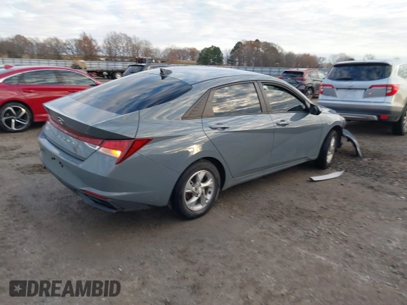 2022 Hyundai Elantra SE with VIN KMHLL4AG9NU289768, listed as a IAAI auction lot 41173804 with 48,582 mi miles and . Bid and sale history available at DreamBid. Image 4.