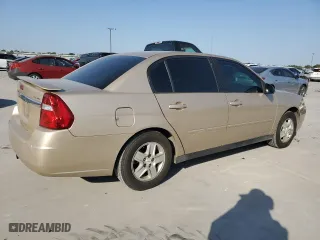 2005 Chevrolet Malibu LS with VIN 1G1ZT54805F285601, listed as a Copart auction lot 75038064 with 463,039 mi miles and Salvage Title. Bid and sale history available at carsss.com. Image 3.