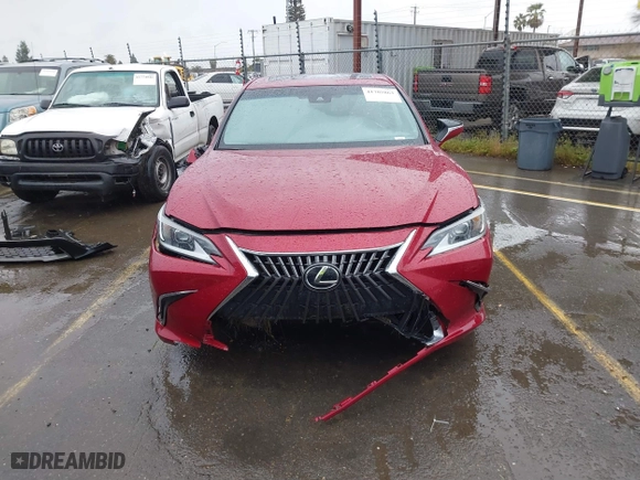 2022 Lexus ES with VIN 58ACZ1B15NU119942, listed as a IAAI auction lot 41785863 with 42,854 mi miles. Bid and sale history available at carsss.com. Image 12.