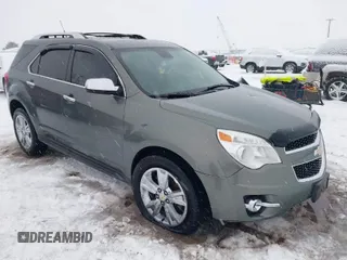 2012 Chevrolet Equinox LTZ with VIN 2GNFLGE50C6274686, listed as a IAAI auction lot 41191785 with 168,965 mi miles. Bid and sale history available at carsss.com. Image 1.