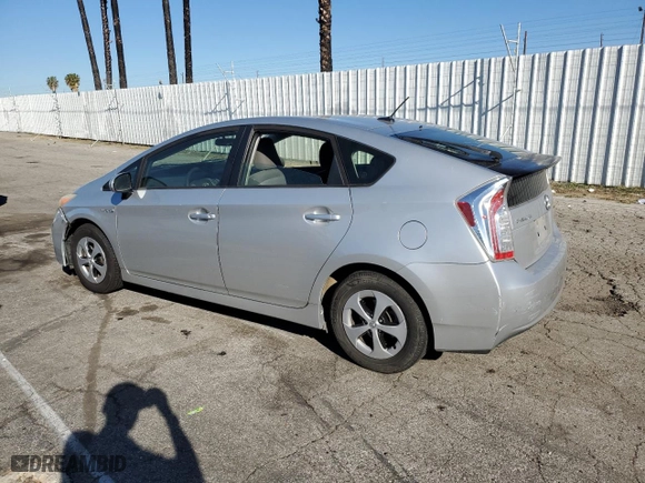 2012 Toyota Prius One with VIN JTDKN3DUXC5391447, listed as a Copart auction lot 46944155 with 123,901 mi miles and Salvage Title. Bid and sale history available at carsss.com. Image 2.