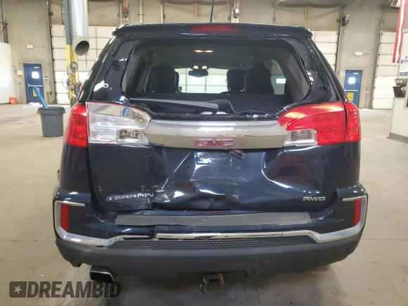 2017 GMC Terrain SLT with VIN 2GKFLUEK1H6277847, listed as a Copart auction lot 53280505 with 99,874 mi miles and Salvage Title. Bid and sale history available at carsss.com. Image 6.