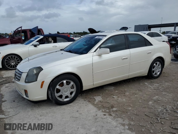 2003 Cadillac CTS with VIN 1G6DM57NX30136910, listed as a Copart auction lot 76932244 with 146,785 mi miles and Salvage Title. Bid and sale history available at carsss.com. Image 1.