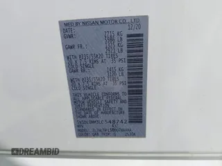 2020 Infiniti QX60 Luxe с VIN 5N1DL0MM3LC548742, выставлен на аукционе IAAI как лот 42252487 с пробегом 69 782 миль миль и . История ставок и продаж доступна на DreamBid. Изображение 9.