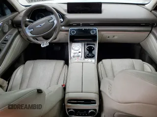 2021 Genesis GV80 with VIN KMUHCESC9MU064855, listed as a Copart auction lot 82593724 with 111,456 mi miles and Salvage title. Bid and sale history available at DreamBid. Image 8.
