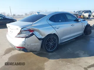 2019 Genesis G70 2.0T Advanced with VIN KMTG34LA5KU023157, listed as a IAAI auction lot 41490171 with 83,971 mi miles. Bid and sale history available at carsss.com. Image 4.