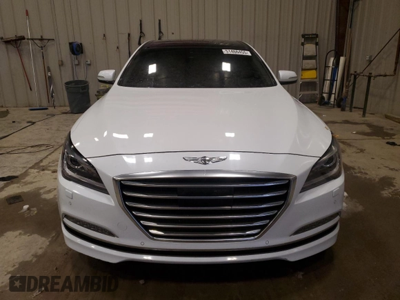 2017 Genesis G80 3.8L with VIN KMHGN4JE8HU203249, listed as a Copart auction lot 51466455 with 72,790 mi miles and Clean Title. Bid and sale history available at DreamBid. Image 5.
