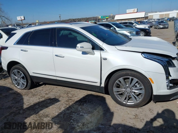 2024 Cadillac XT5 FWD Premium Luxury with VIN 1GYKNCRS2RZ743715, listed as a IAAI auction lot 41375228 with 10,846 mi miles. Bid and sale history available at carsss.com. Image 13.