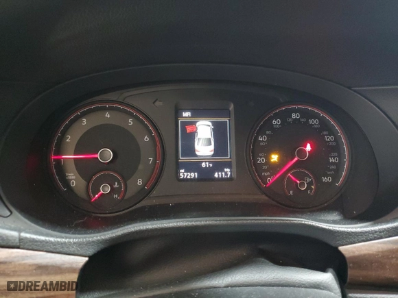 2022 Volkswagen Passat 2.0T Limited Edition with VIN 1VWBA7A36NC004905, listed as a Copart auction lot 78404824 with 57,291 mi miles and Salvage Title. Bid and sale history available at carsss.com. Image 9.