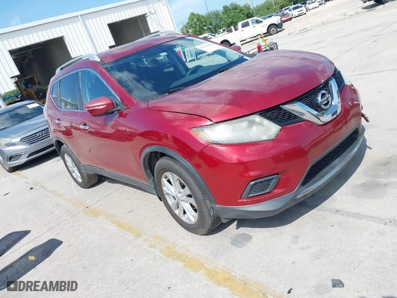2015 Nissan Rogue S with VIN KNMAT2MT6FP557250, listed as a IAAI auction lot 41913569 with 152,931 mi miles. Bid and sale history available at carsss.com. Image 1.