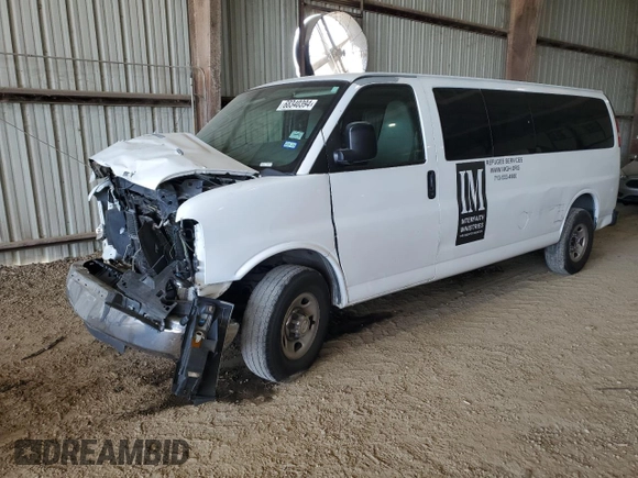 2010 Chevrolet Express Passenger LT with VIN 1GA2G1DGXA1112195, listed as a Copart auction lot 68340394 with Not provided miles and Salvage title. Bid and sale history available at DreamBid. Image 1.