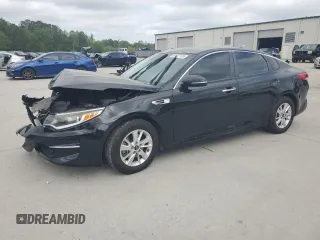 2016 Kia Optima LX with VIN 5XXGT4L33GG099800, listed as a Copart auction lot 51847125 with 110,873 mi miles and Salvage Title. Bid and sale history available at carsss.com. Image 1.