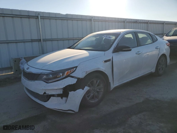 2017 Kia Optima LX 1.6T with VIN 5XXGT4L1XHG175304, listed as a Copart auction lot 42645395 with 162,087 mi miles and Salvage Title. Bid and sale history available at carsss.com. Image 1.