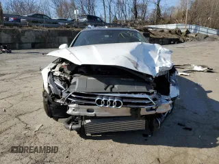 2019 Audi A5 Sportback Premium with VIN WAUANCF51KA064214, listed as a Copart auction lot 46575634 with 53,796 mi miles. Bid and sale history available at carsss.com. Image 5.