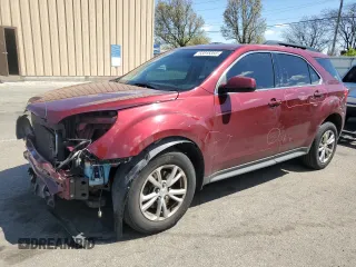 2016 Chevrolet Equinox LT with VIN 2GNALCEK7G1177173, listed as a Copart auction lot 53315355 with 172,386 mi miles and Salvage Title. Bid and sale history available at carsss.com. Image 1.