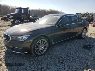 2017 BMW 7 Series 740i xDrive with VIN WBA7E4C59HGU99914, listed as a Copart auction lot 45283743 with 108,388 mi miles. Bid and sale history available at carsss.com. Image 1.