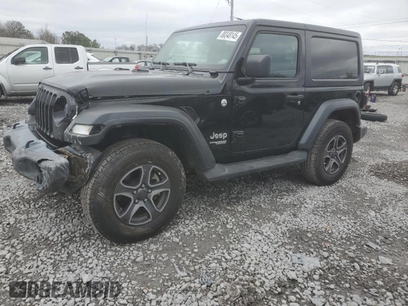 2018 Jeep Wrangler Sport with VIN 1C4GJXAN6JW210776, listed as a Copart auction lot 88348145 with 25,791 mi miles and Salvage title. Bid and sale history available at DreamBid. Image 1.