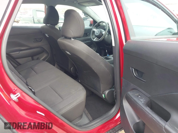 2024 Hyundai Kona SE with VIN KM8HACAB5RU127667, listed as a IAAI auction lot 41575437 with 12,654 mi miles and . Bid and sale history available at DreamBid. Image 8.