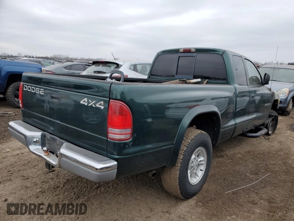 1998 Dodge Dakota SLT with VIN 1B7GG22Y0WS663798, listed as a Copart auction lot 44569915 with 0 mi miles and Salvage Title. Bid and sale history available at carsss.com. Image 3.