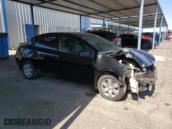 2012 Nissan Sentra 2.0 with VIN 3N1AB6AP0CL621231, listed as a Copart auction lot 61941345 with 150,450 mi miles and Salvage title. Bid and sale history available at DreamBid. Image 4.