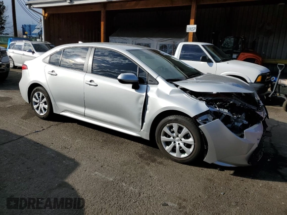2025 Toyota Corolla LE z VIN 5YFB4MDE0SP240555, wystawiony jako Copart lot #48081975 z przebiegiem Nie podano mil oraz Szkoda całkowita • Salvage title. Historia ofert i sprzedaży dostępna na DreamBid. Obrazek 4.
