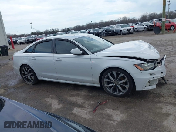 2014 Audi A6 Prestige z VIN WAUHMAFC6EN098487, wystawiony jako IAAI lot #41908034 z przebiegiem 146 298 mil mil oraz . Historia ofert i sprzedaży dostępna na DreamBid. Obrazek 13.