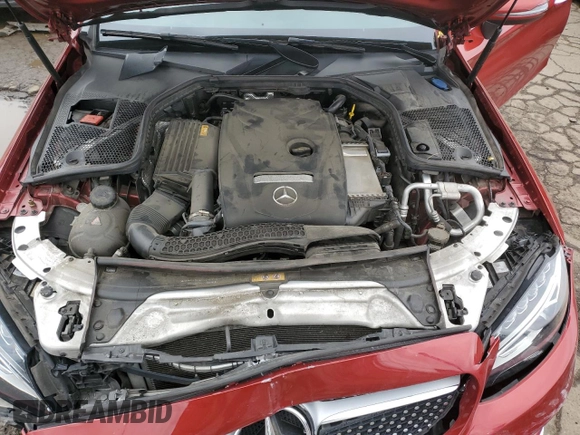 2018 Mercedes-Benz C 300 with VIN WDDWK4KB9JF686036, listed as a Copart auction lot 80449344 with Not provided miles and Clean title. Bid and sale history available at DreamBid. Image 11.