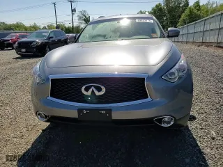 2017 Infiniti QX70 with VIN JN8CS1MW9HM416391, listed as a Copart auction lot 69823174 with 35,846 mi miles and Salvage Title. Bid and sale history available at carsss.com. Image 12.