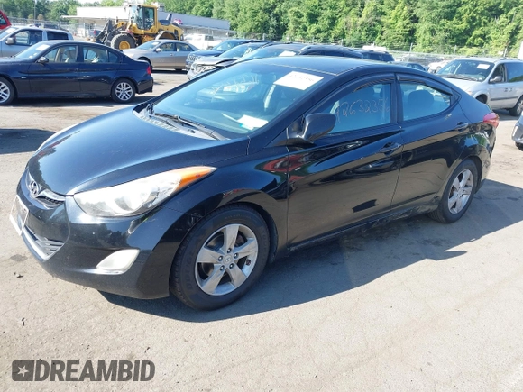 2012 Hyundai Elantra Limited with VIN KMHDH4AE8CU183099, listed as a IAAI auction lot 42632356 with 182,110 mi miles and . Bid and sale history available at DreamBid. Image 2.