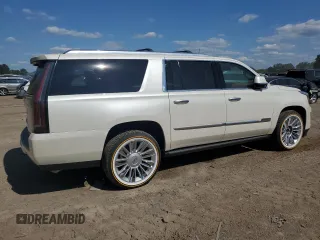 2015 Cadillac Escalade ESV Platinum z VIN 1GYS4UKJ6FR698719, wystawiony jako Copart lot #62085824 z przebiegiem 149 882 mil mil oraz Czysty tytuł • Clean title. Historia ofert i sprzedaży dostępna na DreamBid. Obrazek 3.