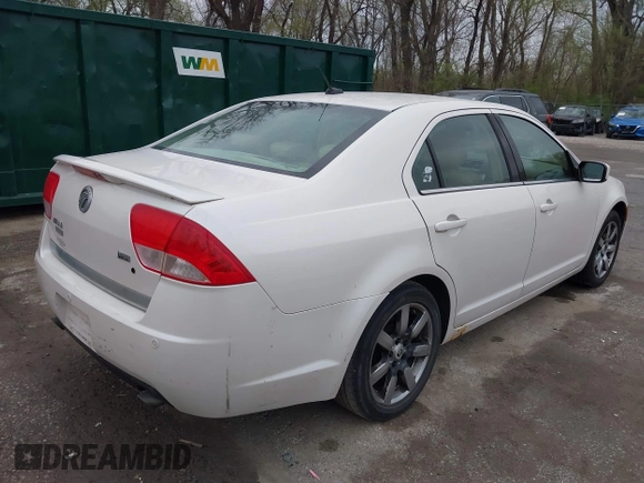 2010 Mercury Milan Premier with VIN 3MEHM0JG5AR642233, listed as a IAAI auction lot 41965141 with 267,056 mi miles and . Bid and sale history available at DreamBid. Image 4.