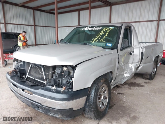 2006 Chevrolet Silverado 1500 Work Truck with VIN 3GCEC14X56G197455, listed as a IAAI auction lot 41444876 with 127,792 mi miles. Bid and sale history available at carsss.com. Image 18.