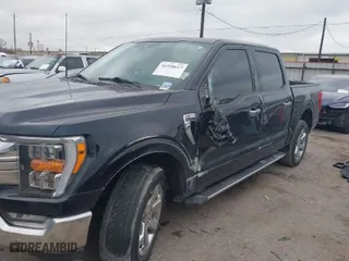 2021 Ford F-150 XL with VIN 1FTFW1E82MFC04444, listed as a IAAI auction lot 41510617 with 47,070 mi miles. Bid and sale history available at carsss.com. Image 6.