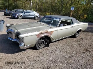 1969 Lincoln Continental with VIN 9Y89A845241, listed as a Copart auction lot 73651974 with 30,949 mi miles and Non Repairable. Bid and sale history available at DreamBid. Image 1.