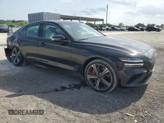 2025 Genesis G70 2.5T z VIN KMTG34SC7SU143836, wystawiony jako Copart lot #60212205 z przebiegiem 1 581 mil mil oraz Nie do naprawy • Non repairable. Historia ofert i sprzedaży dostępna na DreamBid. Obrazek 4.