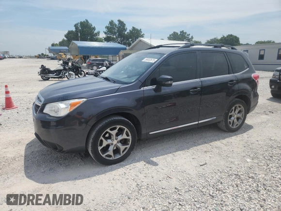 2016 Subaru Forester Touring with VIN JF2SJAXC1GH442763, listed as a Copart auction lot 59053575 with 137,895 mi miles and Salvage title. Bid and sale history available at DreamBid. Image 1.