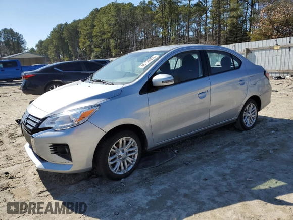 2023 Mitsubishi Mirage SE z VIN ML32FVFJ3PHF02927, wystawiony jako Copart lot #46159955 z przebiegiem 35 432 mil mil oraz Szkoda całkowita • Salvage title. Historia ofert i sprzedaży dostępna na DreamBid. Obrazek 1.
