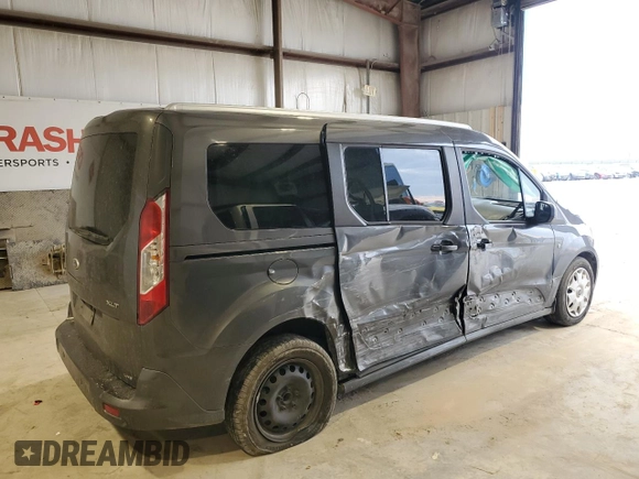 2017 Ford Transit Connect XLT z VIN NM0GE9F7XH1328165, wystawiony jako Copart lot #47819805 z przebiegiem 135 452 mil mil oraz Szkoda całkowita • Salvage title. Historia ofert i sprzedaży dostępna na DreamBid. Obrazek 3.