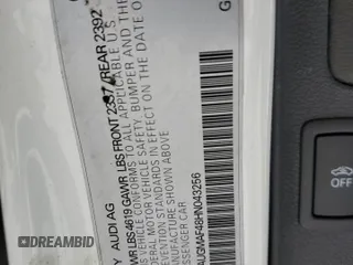 2017 Audi A4 ultra Premium с VIN WAUGMAF48HN043256, выставлен на аукционе Copart как лот 58037445 с пробегом 119 780 миль миль и Чистый • Clean title. История ставок и продаж доступна на DreamBid. Изображение 12.
