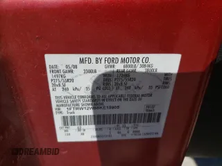 2008 Ford F-150 XL with VIN 1FTRW12W88KE15905, listed as a Copart auction lot 46642655 with 141,271 mi miles and Clean Title. Bid and sale history available at carsss.com. Image 14.