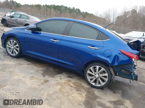 2021 Hyundai Accent Limited with VIN 3KPC34A6XME144957, listed as a IAAI auction lot 41543025 with 41,253 mi miles. Bid and sale history available at carsss.com. Image 3.