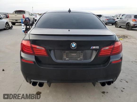 2013 BMW M5 with VIN WBSFV9C58DC772976, listed as a Copart auction lot 84523044 with 93,515 mi miles and Salvage Title. Bid and sale history available at carsss.com. Image 6.