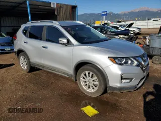 2017 Nissan Rogue SV with VIN KNMAT2MVXHP520321, listed as a Copart auction lot 60747285 with 88,293 mi miles and Salvage title. Bid and sale history available at DreamBid. Image 4.