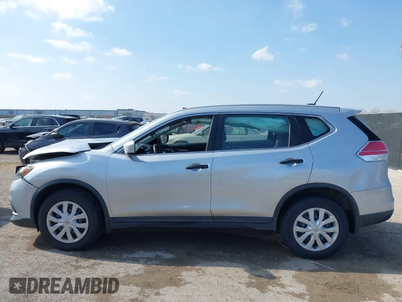 2016 Nissan Rogue SV with VIN KNMAT2MV6GP606255, listed as a IAAI auction lot 41523381 with Not Provided miles and . Bid and sale history available at carsss.com. Image 14.