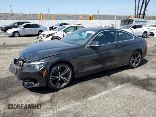2020 BMW 4 Series 430i with VIN WBA4W3C0XLFJ42254, listed as a Copart auction lot 61227135 with 41,554 mi miles and Salvage title. Bid and sale history available at DreamBid. Image 1.